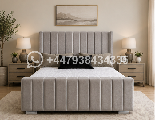 Luxury King Beds – Panel King Size Bed – Modern Elegant Bedroom Furniture - Image 2