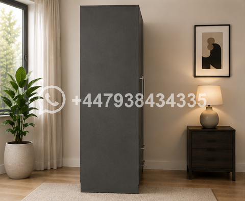 3 Door Wardrobe with 2 Drawers β Modern Wooden Wardrobe - Image 3