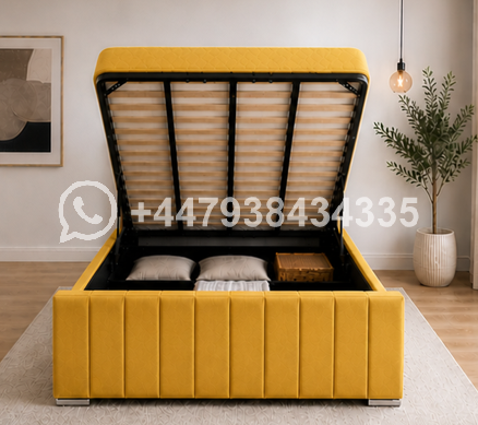 Double Ottoman Bed β Modern & Practical Storage Solution - Image 3