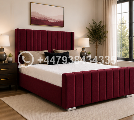 Panel Super King Size Bed – Soft Padded Headboard