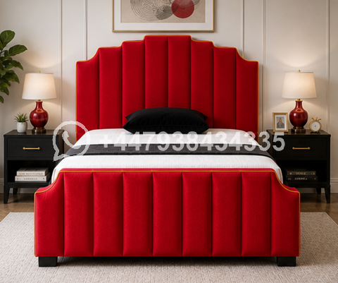 Luxury Upholstered Bed – Arizona Super King size Bed - Image 2