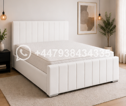 Ottoman Double Bed – Sleek and Spacious Storage Bed