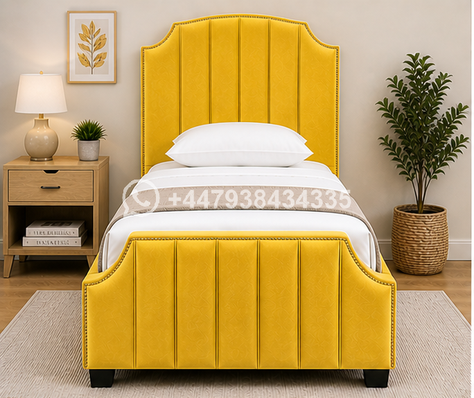 Arizona Single Bed – Stylish Fabric Bed for Home - Image 3
