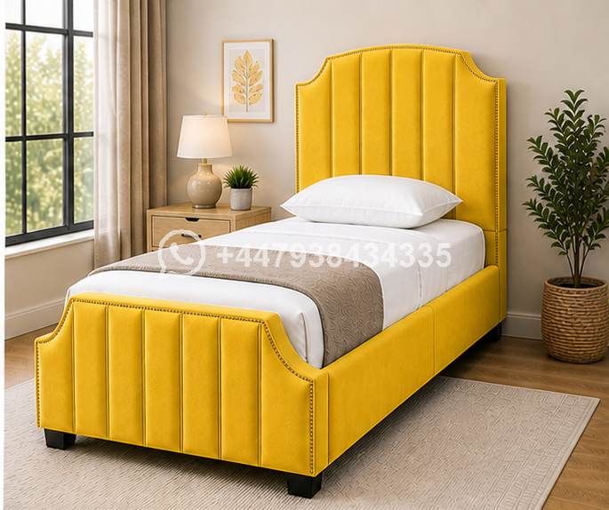 Arizona Single Bed – Stylish Fabric Bed for Home - Image 4