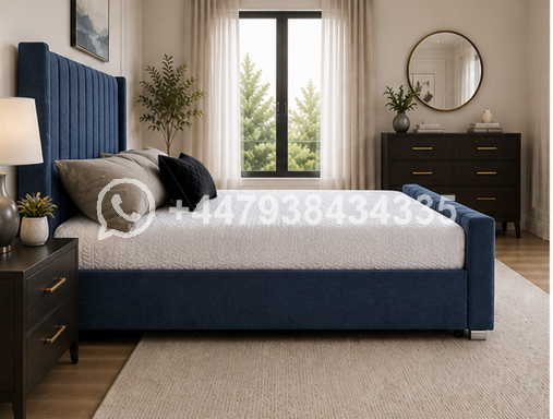 Panel Double Bed – Premium Modern Bedroom Furniture - Image 4