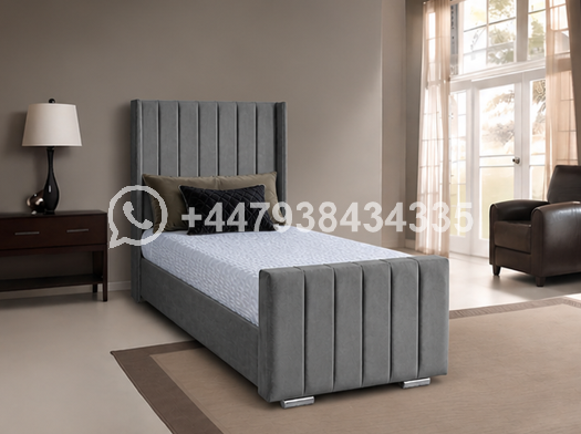 Panel Single Bed – Luxury Upholstered Bed