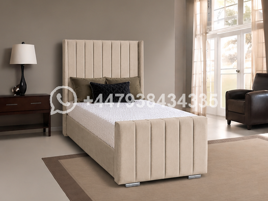 Panel Single Bed – Comfortable Soft Headboard Bed