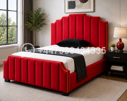 Luxury Upholstered Bed – Arizona Super King size Bed - Image 3