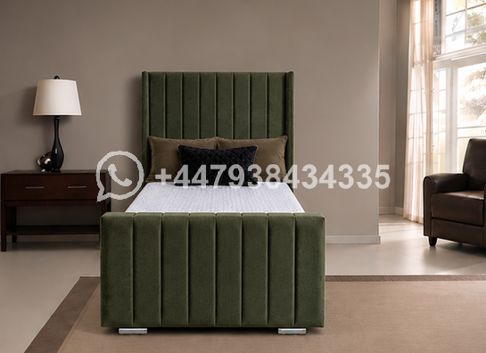 Panel Single Bed – Modern Luxury Bedroom Bed - Image 3
