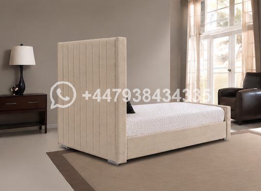 Panel Single Bed – Comfortable Soft Headboard Bed - Image 2