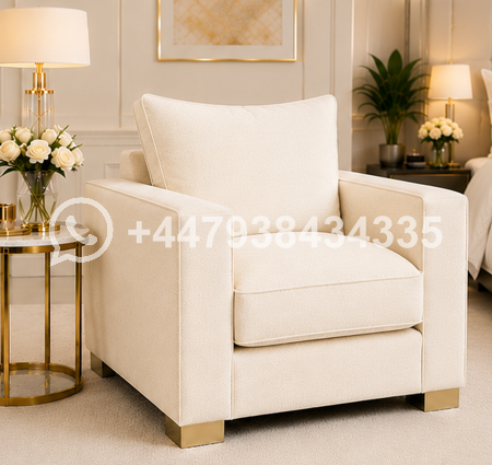 Sloane Elegant Single Seat Sofa – Sloane Single Seater Sofa – Premium Modern Sofa