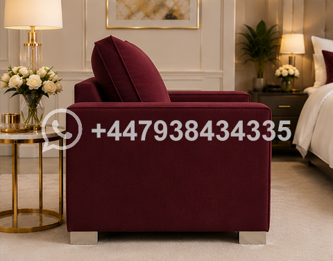 Sloane Fabric 1 Seat Sofa – Sloane Single Seater – Sloane Single Seater Sofa – Contemporary Soft Upholstery - Image 4