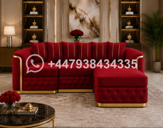 Stylish 5-Seater Living Room Sofa
