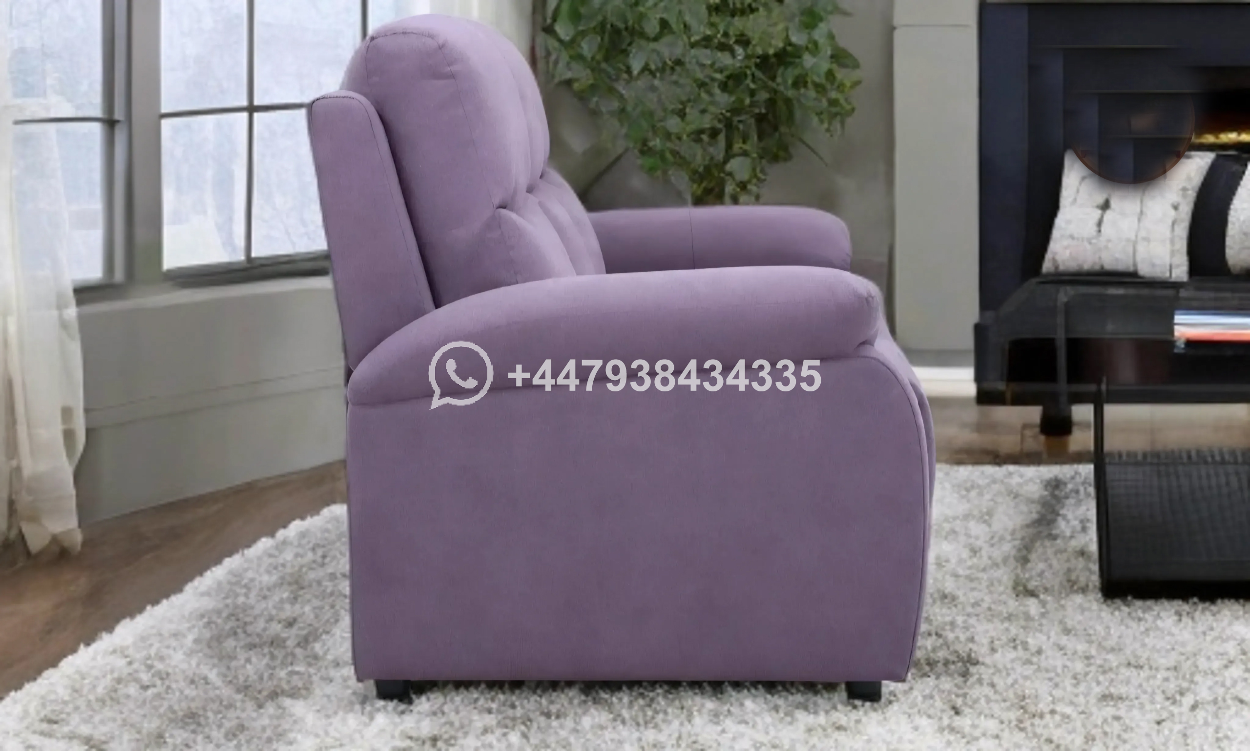 Roma 3-Seater Sofa – Modern Sofa - Image 2