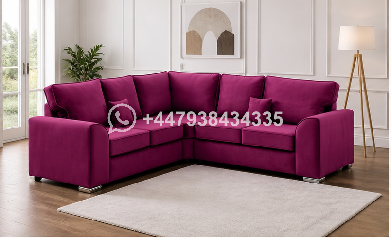 Premium Dylan 5 Seater Corner Sofa – Soft & Durable Build