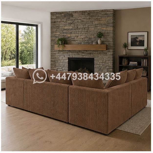Designer Dylan 5 Seater Corner Sofa – Premium Comfort & Style – Modern Fabric Dylan 5 Seater Corner Sofa – Comfortable Seating - Image 4