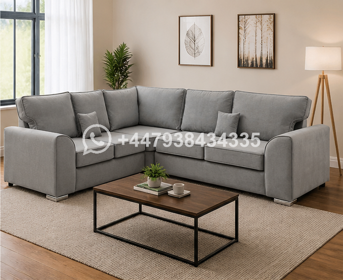 Modern Living Room Choice – 5 Seater Corner Sofa – Stylish & Durable Design - Image 2