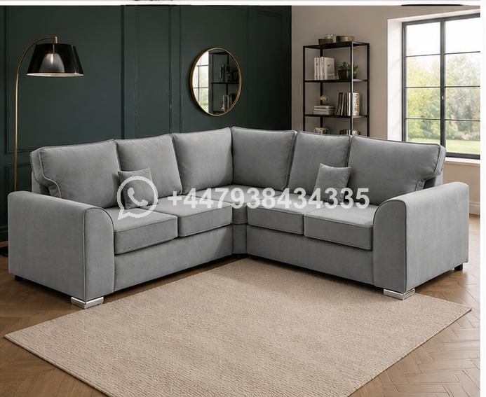 Modern Living Room Choice – 5 Seater Corner Sofa – Stylish & Durable Design - Image 3