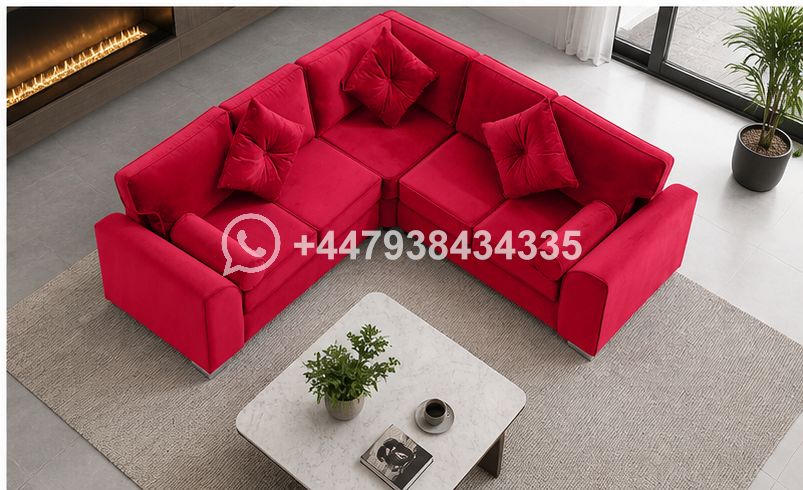 Elegant Dylan 5 Seater Corner Sofa – Contemporary Interior Style - Image 4