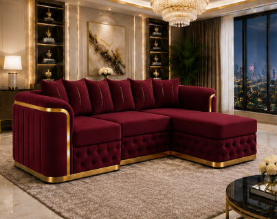 Luxury L-Shape Corner Sofa – Madrid Sofa - Image 2