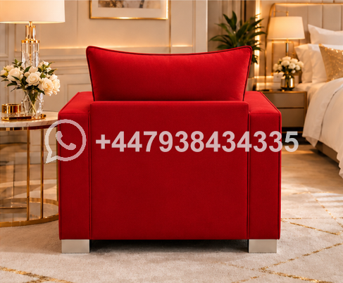 Sloane Premium Single Sofa – Sloane Single Seater Sofa – Comfortable Soft Upholstered Sofa - Image 4