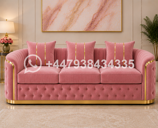 3-Seater Sofa – Madrid 3-Seater Sofa – Premium Modern Upholstered Lounge - Image 2