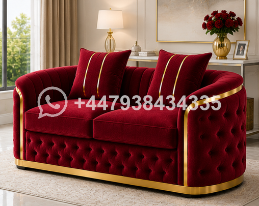 Madrid Plush & Stylish 2-Seater Sofa – Madrid 2-Seater Sofa – Modern Stylish Living Sofa