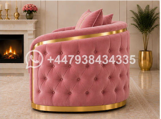 3-Seater Sofa – Madrid 3-Seater Sofa – Premium Modern Upholstered Lounge - Image 4