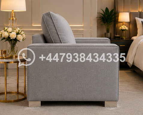 Sloane Modern Single Sofa , Sloane Single Seater Sofa – Premium Modern Sofa - Image 3