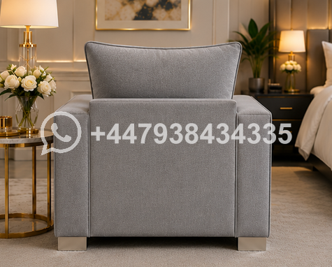 Sloane Modern Single Sofa , Sloane Single Seater Sofa – Premium Modern Sofa - Image 4