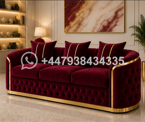 Madrid Comfort Living 3-Seater – Madrid 3-Seater Sofa – Stylish Soft Cushion Living Sofa