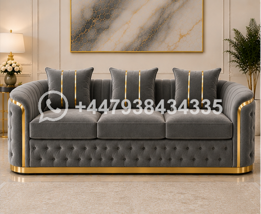 Modern Luxe 3-Seater Sofa - Image 2