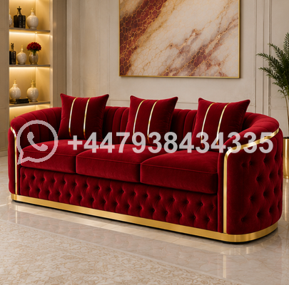Soft Elegance 3-Seater – Madrid 3-Seater Sofa – Stylish Designer Comfort Sofa - Image 2