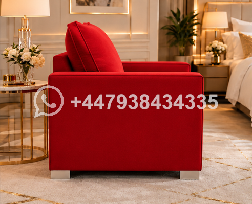 Sloane Premium Single Sofa – Sloane Single Seater Sofa – Comfortable Soft Upholstered Sofa - Image 3