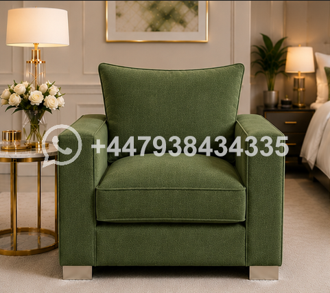 Sloane Fabric 1 Seat Sofa – Sloane Sofa – Premium Soft Soft - Image 2
