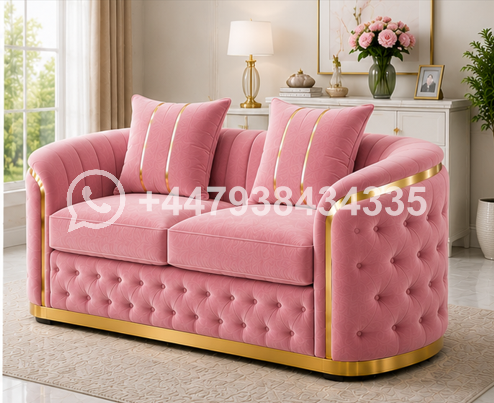 Madrid Stylish 2-Seater Sofa , 2-Seater Sofa – Comfortable Modern Upholstered Sofa – Premium Sofa 2 Seater
