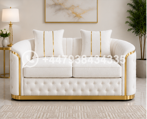 Sofa 2-Seater – Madrid 2-Seater Sofa – Premium Upholstered Living Sofa – Premium Modern Sofa , 3 Seater Sofa – Stylish Modern Sofa - Image 2