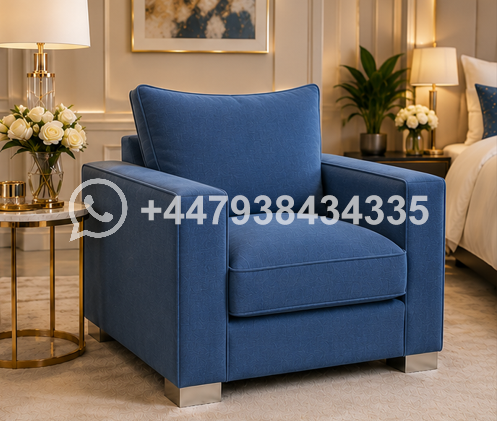 Sloane Premium Single Sofa – Sloane One Seater – Stylish Living Room Sofa - Image 2