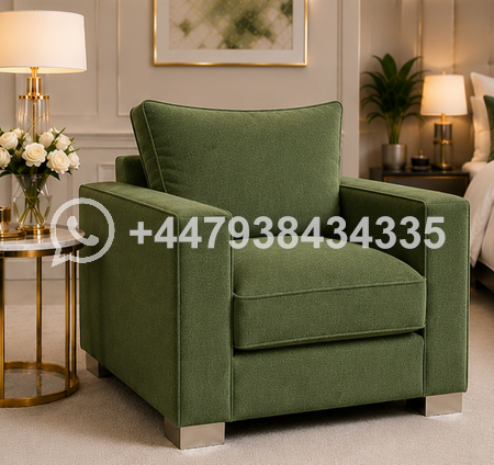 Sloane Fabric 1 Seat Sofa – Sloane Sofa – Premium Soft Soft