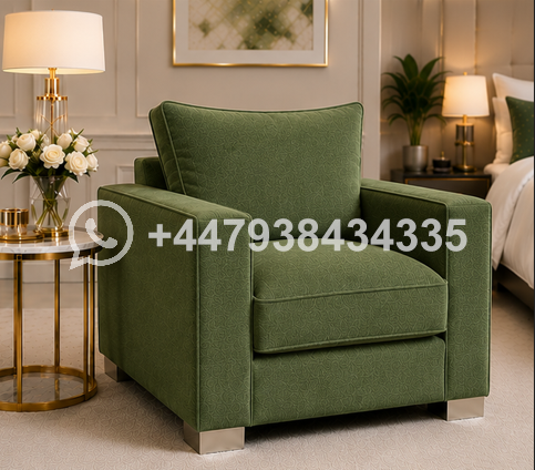 Sloane Fabric 1 Seat Sofa – Sloane Sofa – Premium Soft Soft
