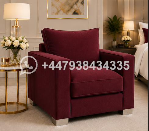 Sloane Fabric 1 Seat Sofa – Sloane Single Seater – Sloane Single Seater Sofa – Contemporary Soft Upholstery - Image 2