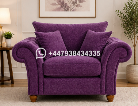 Ashwin 1 Seater Sofa – Soft Fabric Sofa