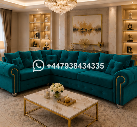 Ashwin Modern Corner 5 Seater Sofa – Spacious Family Sofa