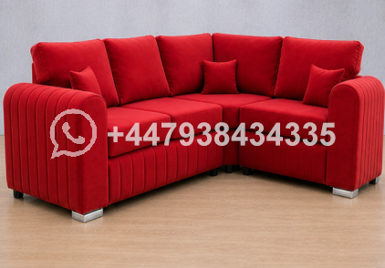 Corner Sofa – Lilly Sofa – Luxury Fabric 4 Seater Sofa