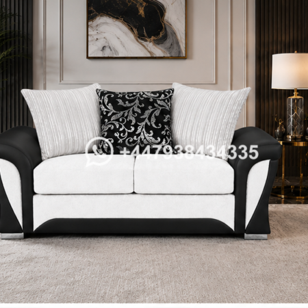 Shannon 2 Seater white Sofa – Shannon Elegant 2 Seater Sofa