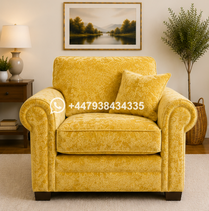 Verona 1 Seater Sofa Chair – Verona 1 Seater Sofa – Modern Living Room Furniture