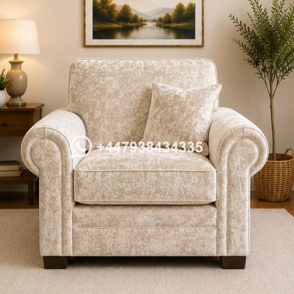 Verona 1 Seater Sofa – One Seater Sofa – Modern Single Seater Sofa