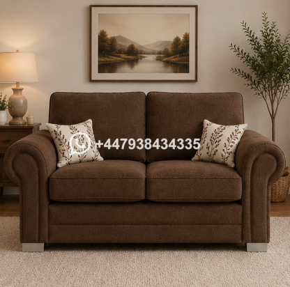 Verona 2 Seater Sofa – Luxurious Chenille Fabric
