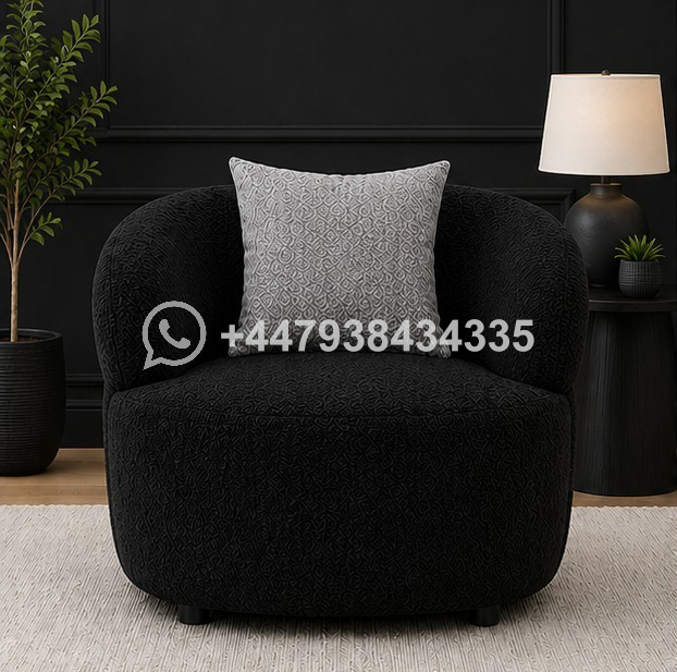 Dylan 1 Seater Sofa – Dylan Single Seater Sofa – Luxury Fabric Sofa