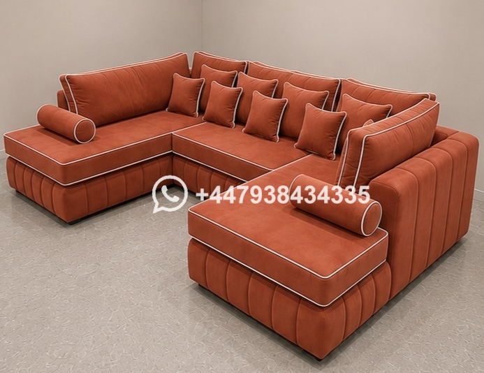 Designer U Shape Sofa โ Modern Corner Sofa - Image 2